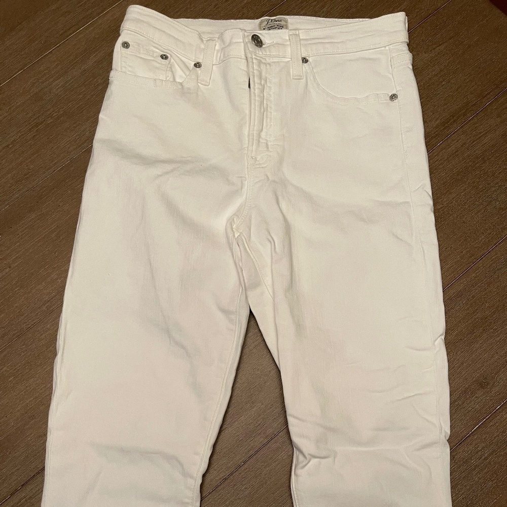 Jcrew white jeans